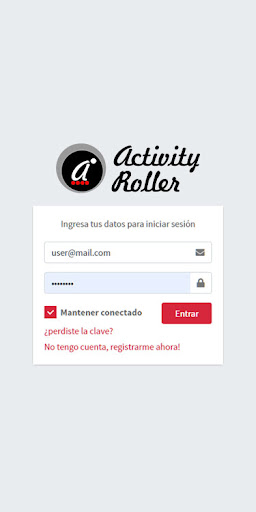 Android application Activity Roller screenshort