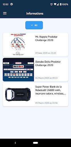 Android application Predator challenge screenshort