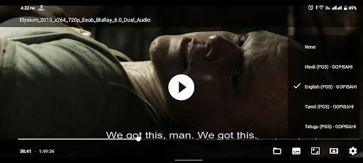 Video Player Premium Screen 3