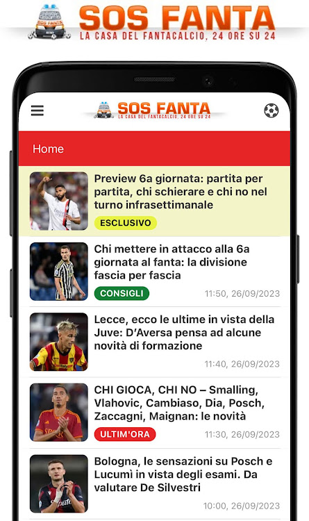 SOS Fanta - Fantacalcio - 3.8.6 - (Android)