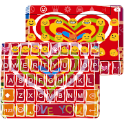 Kiss Love Emoji Keyboard Theme  Icon