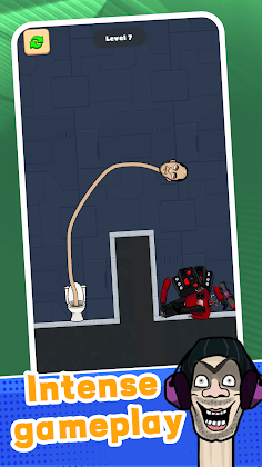 Toilet Move Face - Screenshot 1