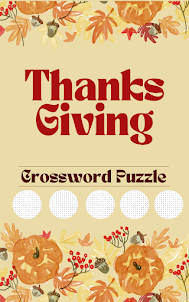Thanksgiving crossword puzzle