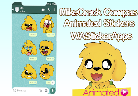 Animated Mikecrack Stickers WAStickerApps 1.0 APK screenshots 1