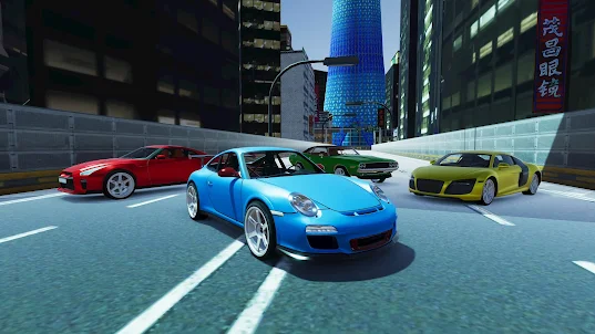 Porsche Car Drift & Driving