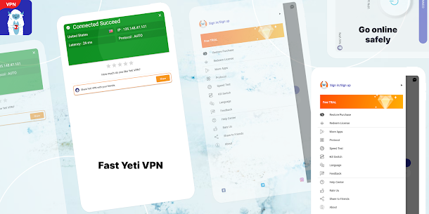 Yeti VPN MOD APK (VIP Unlocked) 11