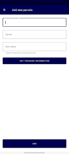 Parcel Search Screen 3