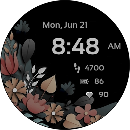 NXV70 Flora Spring Watch Face logo
