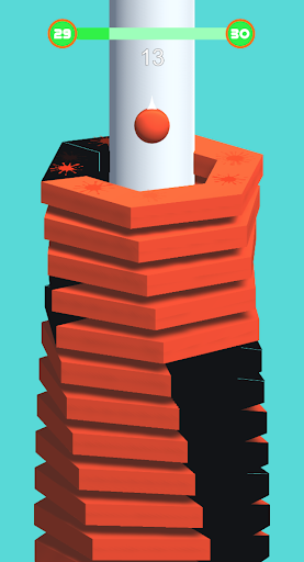 SpiralDropBall3D-Blasting Screen 2