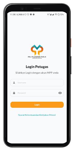 Android application Presensi Online MPP Badung screenshort