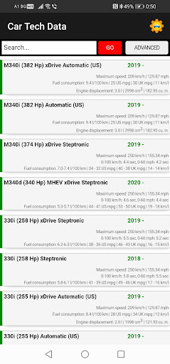 Car Technical Data screenshot 3