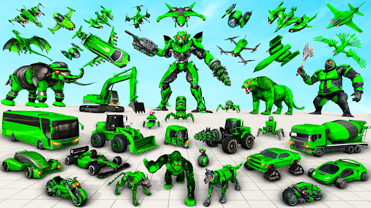 Multi Animal Robot Car Games