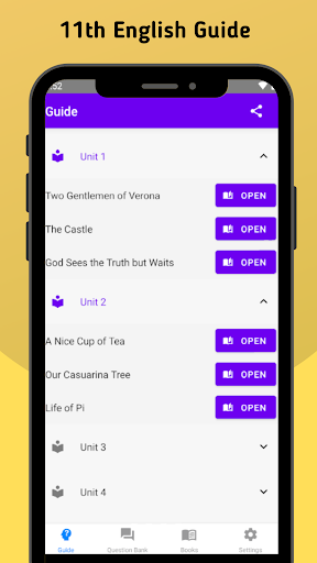 Android application TN 11th English Guide screenshort