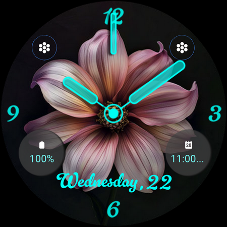 ART035 Flower Watch Face screenshot 26