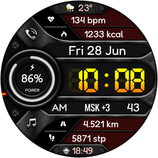 DIGI TUSARAD WD 8 Watch face Descarga en Windows