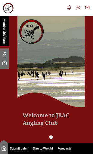 Android application JBay Angling Club screenshort