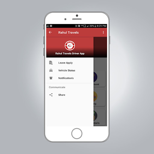Rahul Travels Driver App Screen 3
