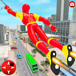 Cover Image of Download Rope Hero Robot Superhero Game  APK