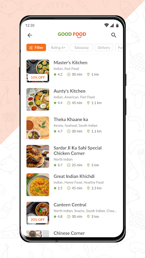 App GOOD FOOD - Home Food Screen 3