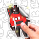 Sticker By Number: Puzzle Game - Androidアプリ