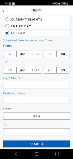 AircraftMobile Screen 3