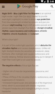 Blue light filter & Night mode Screenshot