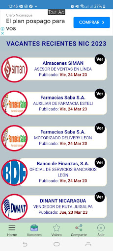 Empleos Nicaragua 24 Screen 2
