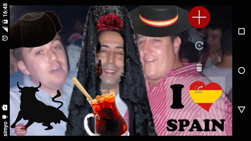 Android application Spanish Life photo stickers screenshort