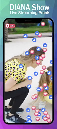 Diana Show Fake Call & Video Screen 2