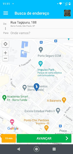 Rádio Táxi Personalite Screen 2