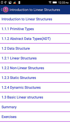 Data Structures Screen 3