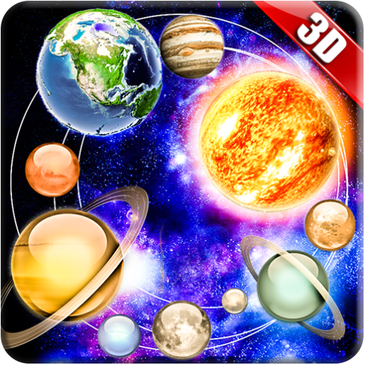 3D Ruler The Solar System Lineal die Planeten des Sonnensystems 3D 