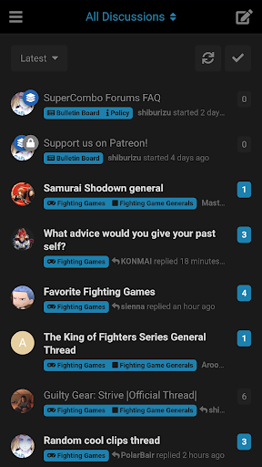 Android application SuperCombo: For Fighting Games screenshort