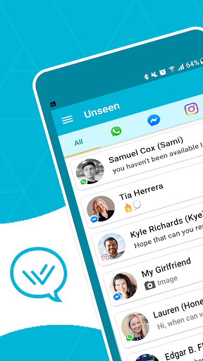 Android application Unseen Chat - No Last Seen screenshort