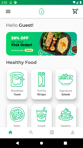 Freshnfit Screen 2