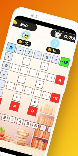 Math number games: Cross Math Screen 2