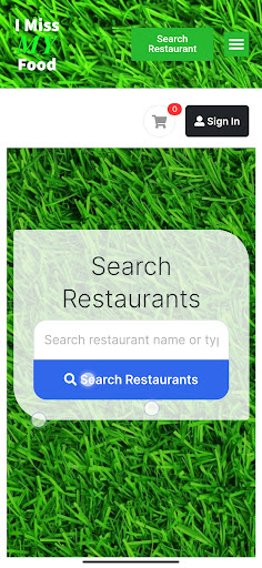 I Miss My Food Screen 2