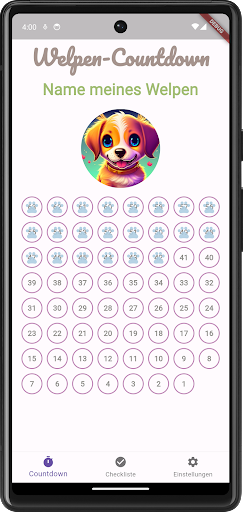 Welpencountdown Screen 2