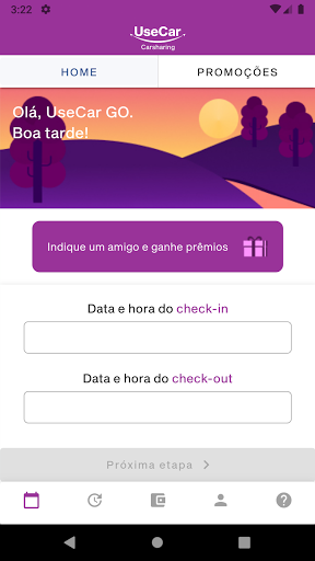 UseCar Carsharing Screen 2
