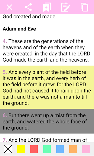 Android application Holy Bible for Woman screenshort