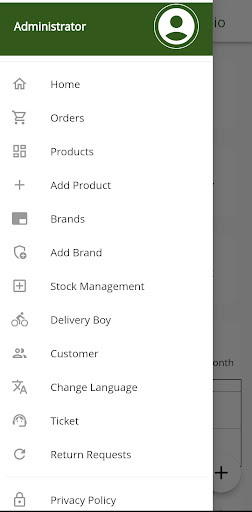 Android application Admin FS screenshort