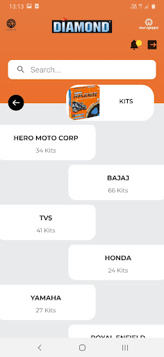 Diamond India Catalog Screen 3