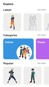 Download do APK de Desenho de pose de anime para Android