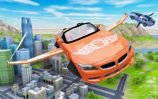 Android application Flying Car Extreme Simulator screenshort