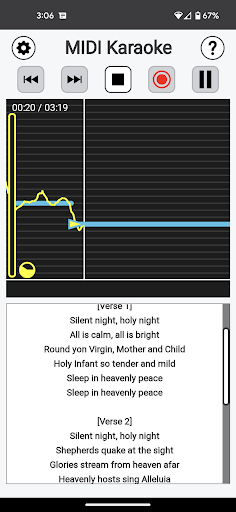 MIDI Karaoke Screen 2