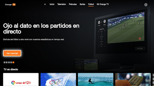 Orange TV para Android TV Screen 3