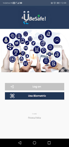 Android application UBeSafe! screenshort