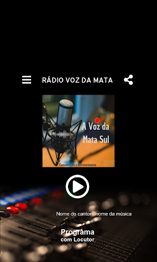 Android application RÁDIO VOZ DA MATA SUL screenshort