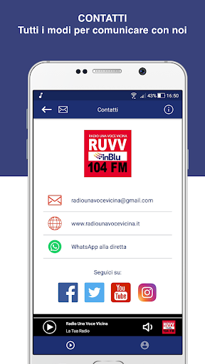 Radio Una Voce Vicina Screen 3