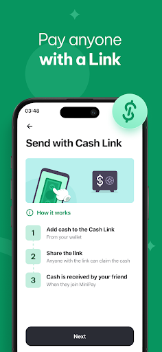 Screenshot of MiniPay - Stablecoin Wallet